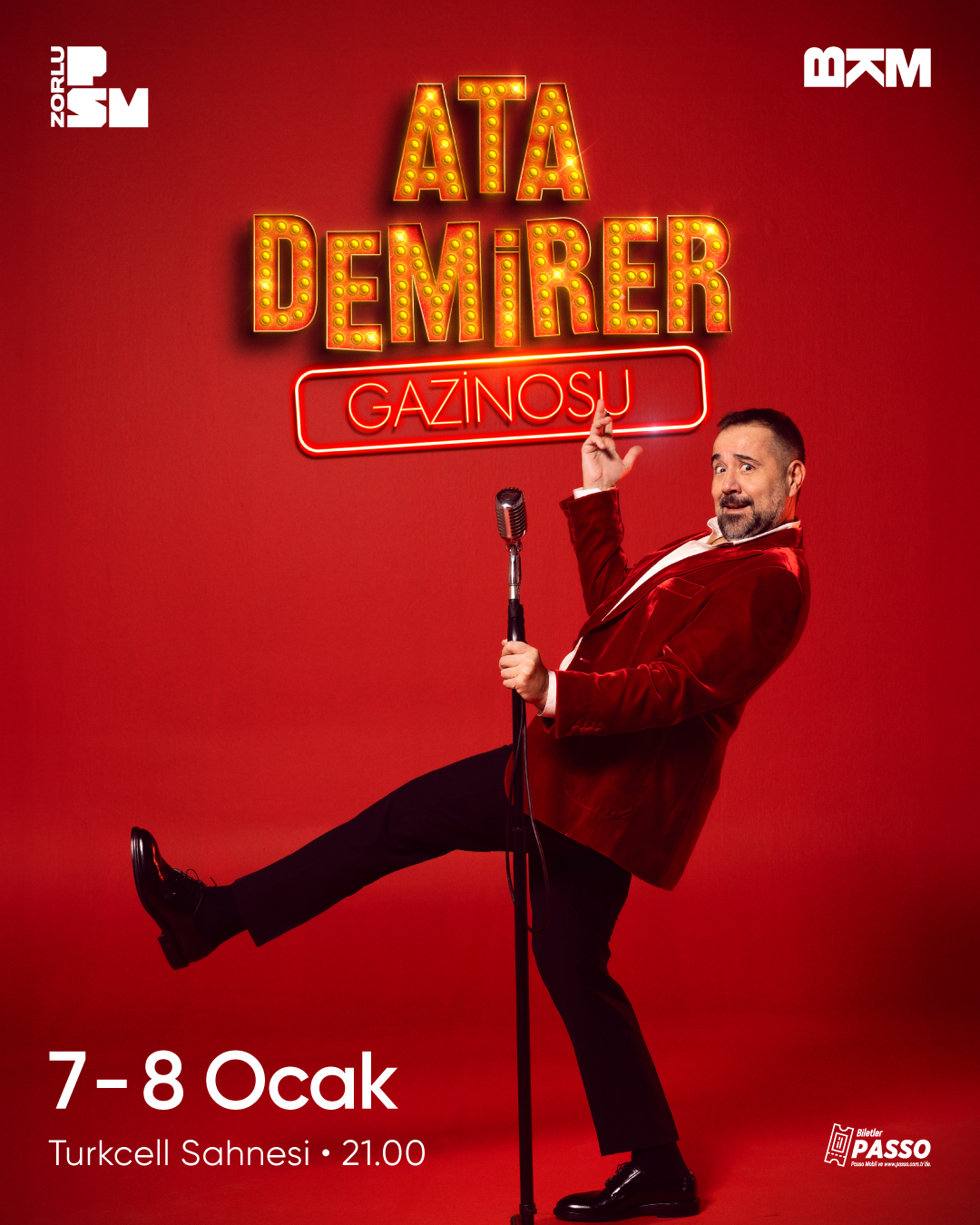Ata Demirer Bu Sezon da Zorlu PSM’de…
