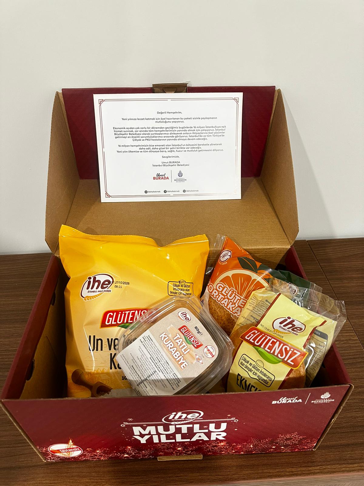 İBB HALK EKMEK’TEN ÇÖLYAK HASTALARINA YENİ YIL HEDİYESİ